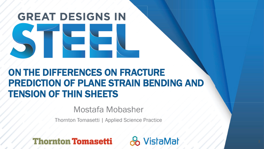 [Presentation Thumbnail: On the Differences on Fracture Prediction of Plane Strain Bending and Tension of Thin Sheets]