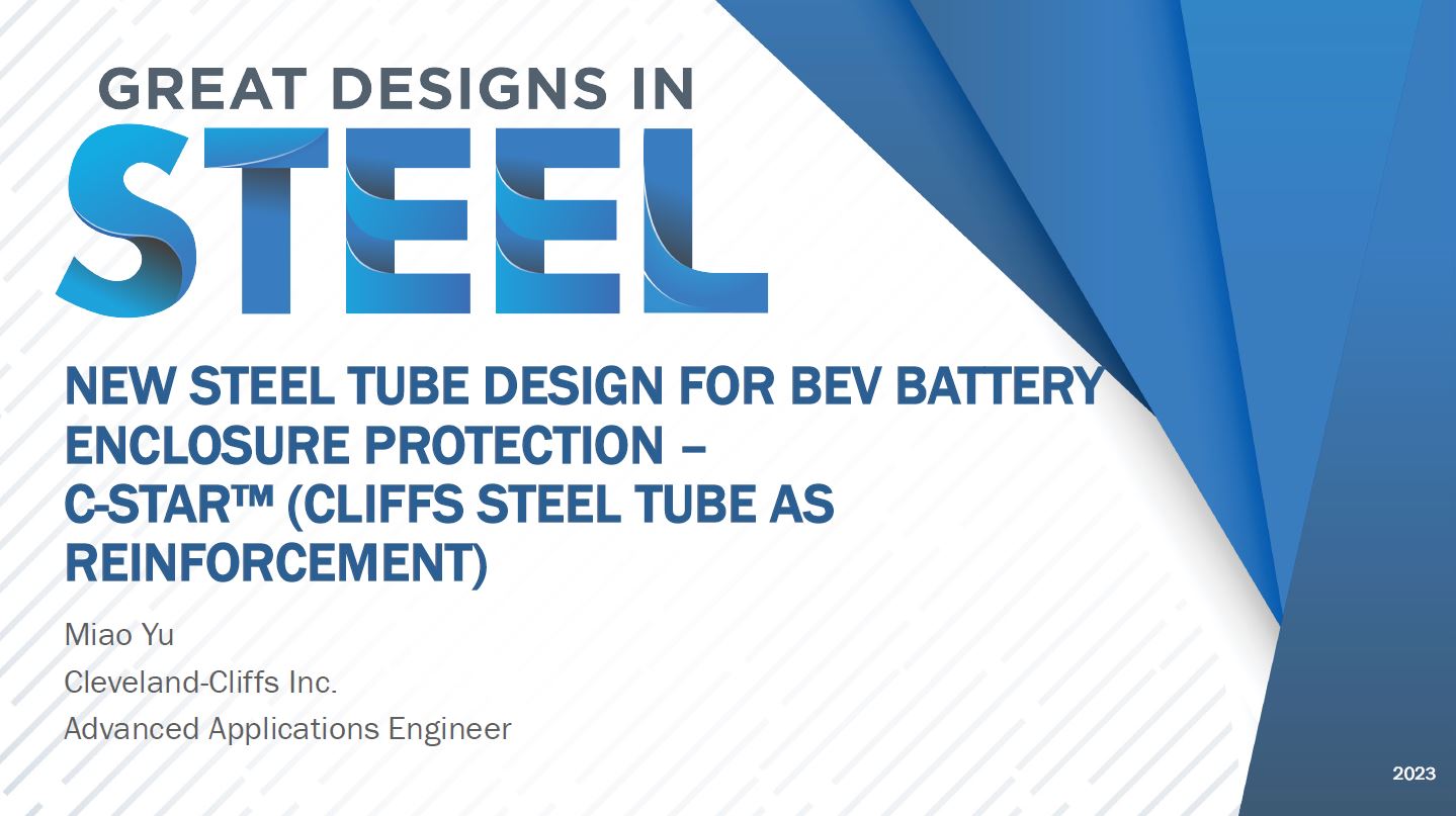 [Presentation Thumbnail: A New Steel Tube Design for BEV Battery Enclosure Protection]