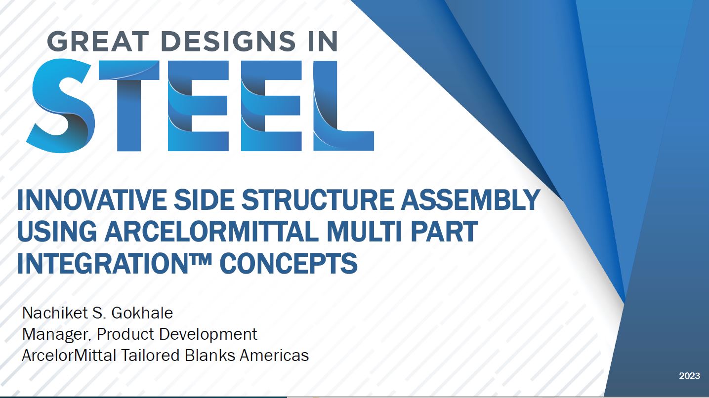 [Presentation Thumbnail: Multi Part Integration Concepts for Innovative BEV Body Architecture]