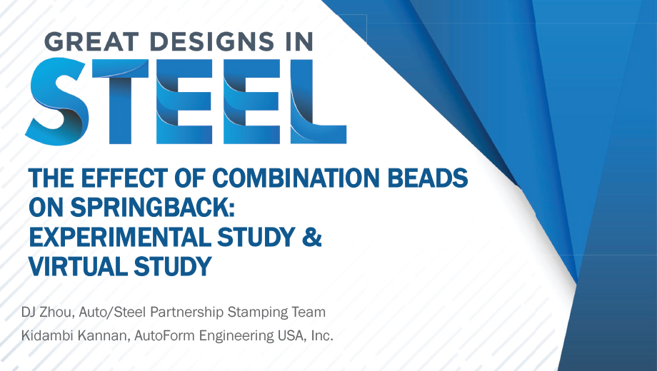[Presentation Thumbnail: Combination Bead Impact on Springback]