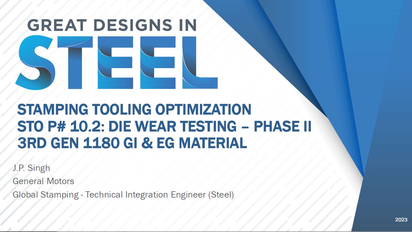 [Presentation Thumbnail: Die Wear Testing – AHSS EG/GI Coated]