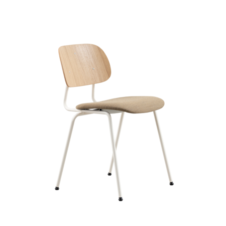 AP41 Cremewit | Eiken | Zitting Lichtbruin