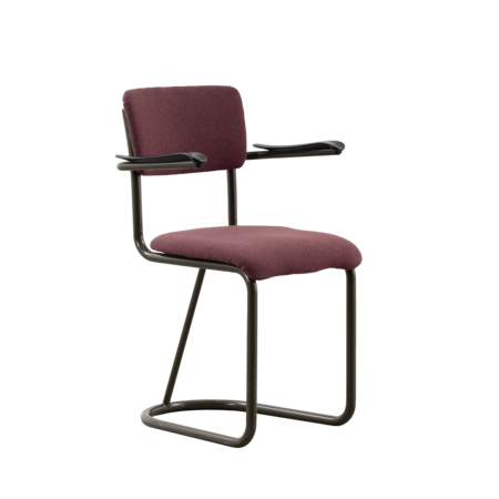 De Wit stoel model 1103 groen frame jaren 50