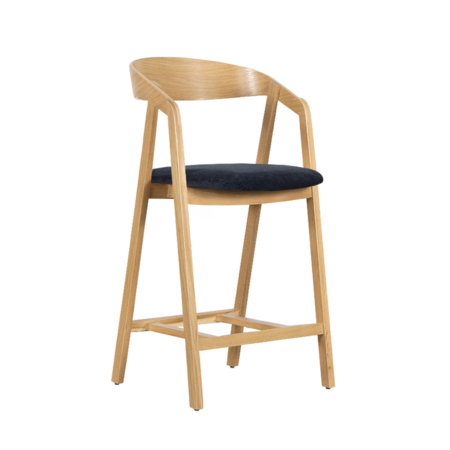Edske Counter Barstoel | Donkerblauw