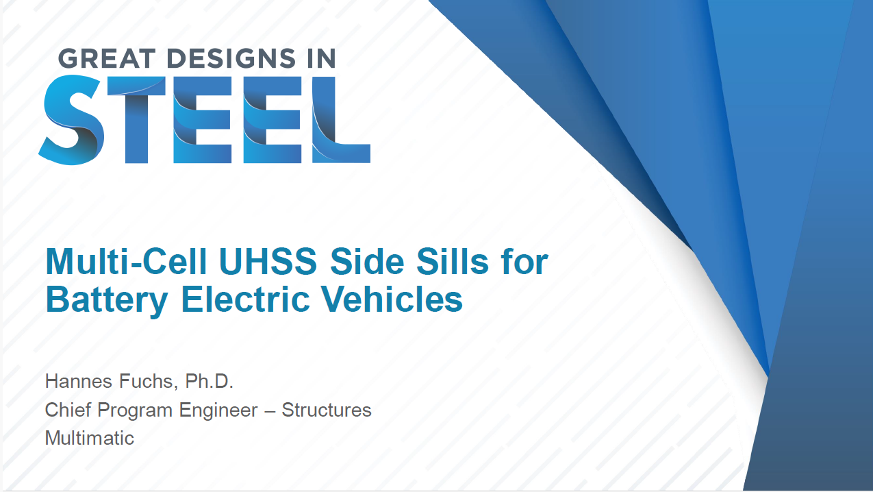 [Presentation Thumbnail: Multi-Cell UHSS Side Sills for Battery Electric Vehicles]