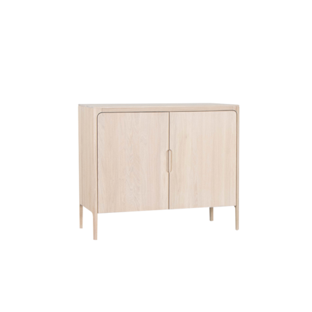 Rikke Highboard 2-deurs | Eiken Whitewash