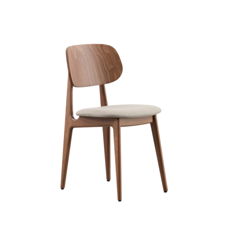 Sinni Walnoot Gekleurd | Zitting Bisque